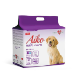 AIKO Soft Care 60x58cm 100ks plienky pre psov + darček AIKO Soft Care Sensitive 16x20cm 20ks vlhčené utierky