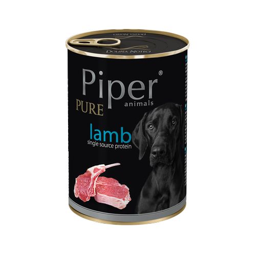 PIPER PLATINUM PURE 400g jahňa konzerva pre dospelých psov