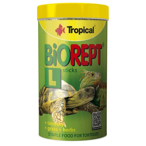TROPICAL Biorept L 250ml/70g krmivo vo forme tyčiniek pre suchozemské korytnačky