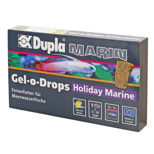 DUPLA Marin Gel-o-Drops Holiday - Dovolenkové želé krmivo pre morské ryby 6x5g