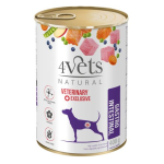 4Vets NATURAL VETERINARY EXCLUSIVE GASTRO INTESTINAL 400g pre psov pri ochoreniach tráviaceho traktu