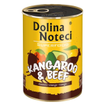 DOLINA NOTECI SUPERFOOD 400g klokan a hovädzie mäso pre psov 80% mäsa