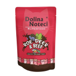 DOLINA NOTECI SUPERFOOD 85g srnčie a hovädzie mäso pre mačky 80% mäsa