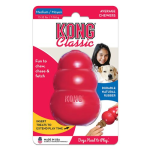 KONG Classic gumená hračka pre psov M 9x6x6cm červená