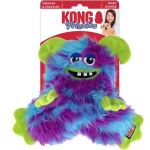 KONG Frizzles Razzle farebná pískacia plyšová hračka pre psov 6,5x13x16,5cm