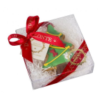 COBBYS PET Vianočná sušienka pre psov v darčekovom balení 40 g / 9 cm - Vianočný stromček