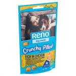 RENO Snack Crunchy Pillows 60g vankúšiky plnené kuracinou a syrom pre psov