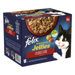 FELIX Sensations Jellies kapsička 24x85g hovädzie s paradajkami, kura s mrkvou, kačica, jahňacie v lahodnom želé