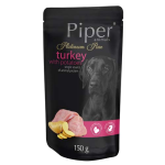 PIPER PURE Turkey 150g morka a zemiaky kapsička pre dospelých psov