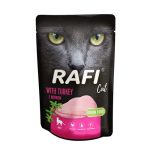 RAFI Cat Grain Free - Bezlepková kapsička s morčacím mäsom pre mačky 100g