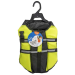 DUVO+ Plávajúca záchranná vesta pre psa L 60cm čierna-žltá