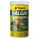 TROPICAL 3-Algae Granulat 250ml/110g krmivo s riasami pre sladkovodné a morské ryby