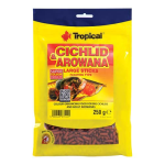 TROPICAL Cichlid&Arowana Large Sticks 250g krmivo vo forme tyčiniek pre veľké cichlidy a dospelé arowany