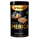 TROPICAL America S 100ml/56g krmivo pre mäsožravé ryby zo severnej a južnej Ameriky