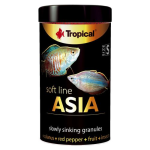 TROPICAL Asia S 100ml/50g mäkké granulované krmivo pre mäsožravé a všežravé ryby z Ázie