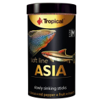 TROPICAL Asia M 250ml/100g mäkké granulované krmivo pre mäsožravé a všežravé ryby z Ázie