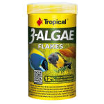 TROPICAL 3-Algae Flakes 100ml/20g krmivo s riasami pre sladkovodné a morské ryby